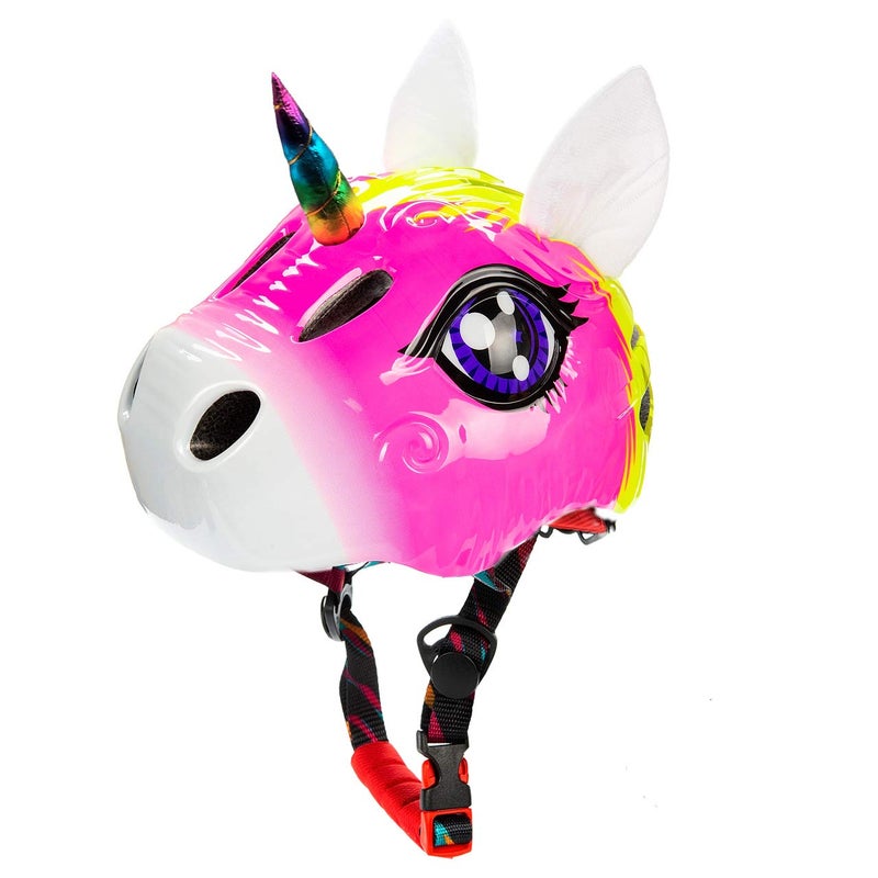 Toddler Helmet Unicorn Bike Helmet for Girls with Taillight 3D Unicorn CPSC and CPSIA Safety Certified Approximately 2-8 Years Easily Adjuastable and Multi-Sport Skateboard Skating Scooter Helmet